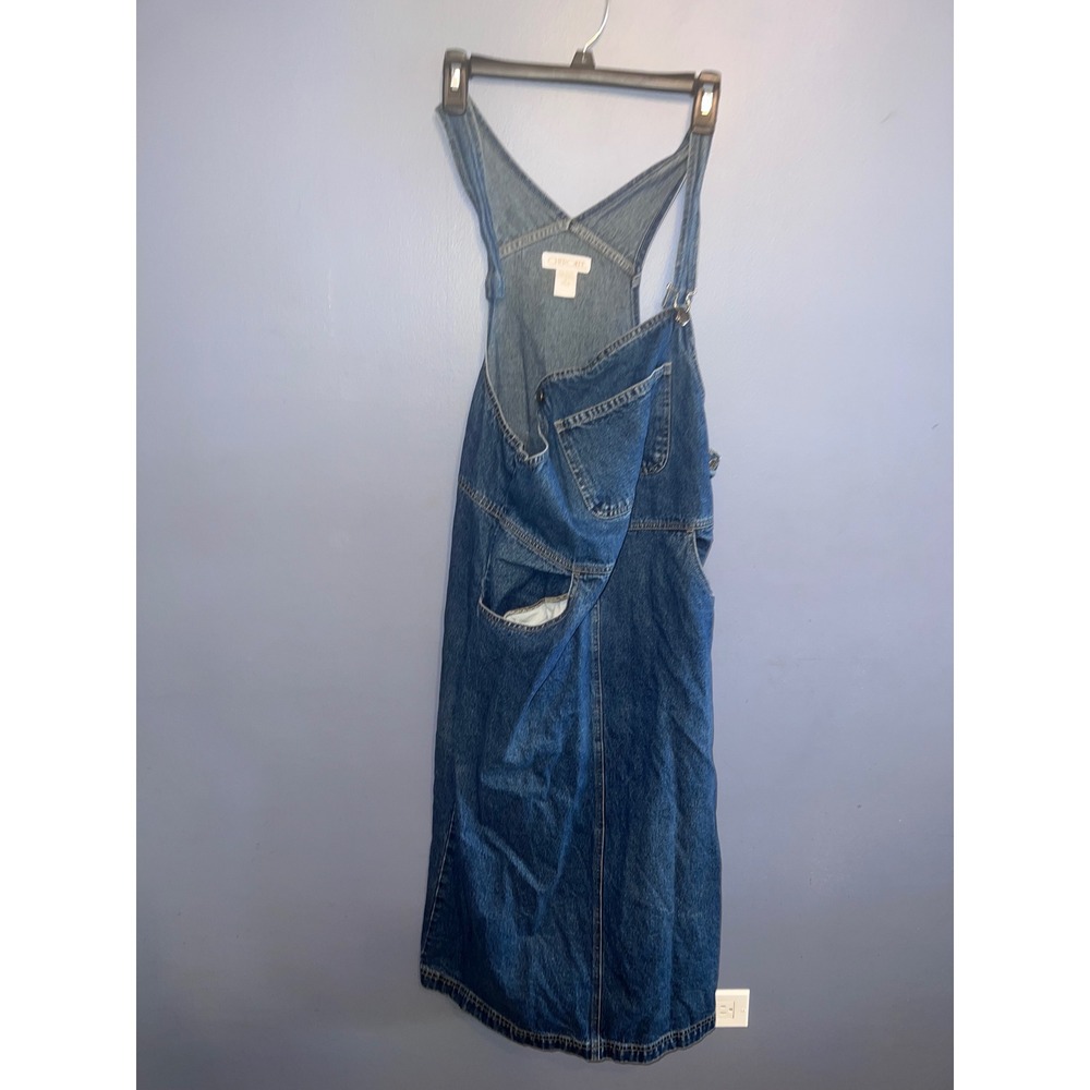 Vintage Cherokee Denim Overall Dress Size Med 90s Y2K Grunge - Missing Buckle